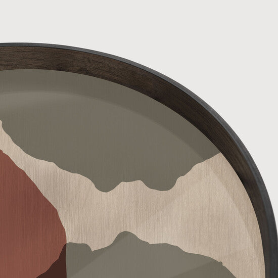 Overlapping Dots Glass Tray - Ethnicraft