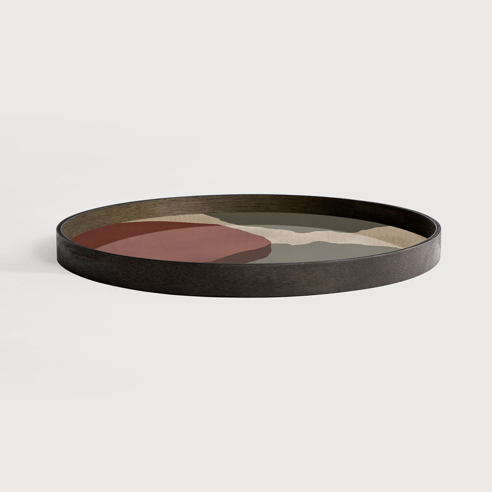Overlapping Dots Glass Tray - Ethnicraft