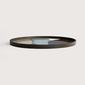 Wabi Sabi Glass Tray - Graphite (Extra Large) - Ethnicraft