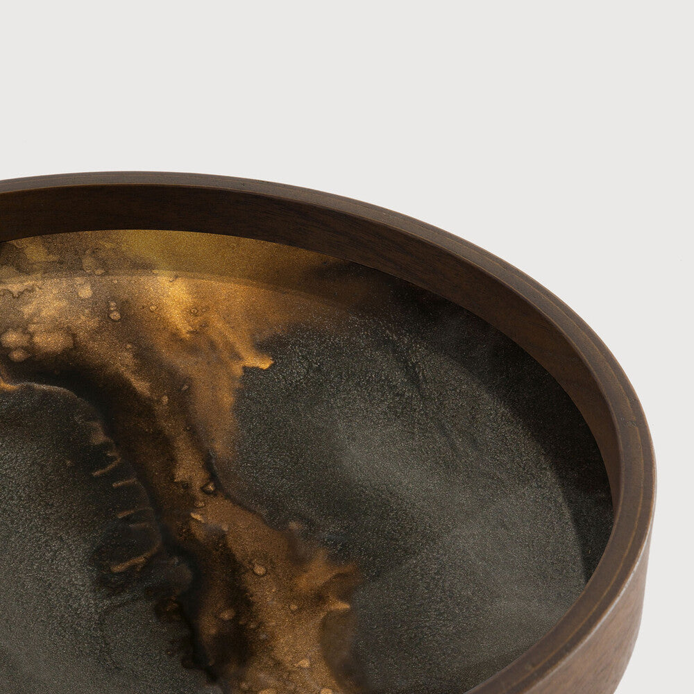 Organic Valet Tray - Bronze Round (Extra Small) - Ethnicraft