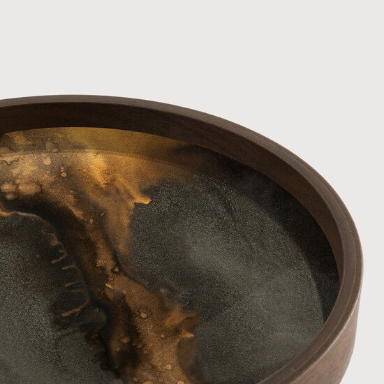 Organic Valet Tray - Bronze Round (Extra Small) - Ethnicraft