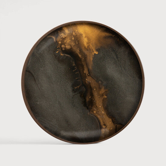 Organic Valet Tray - Bronze Round (Extra Small) - Ethnicraft