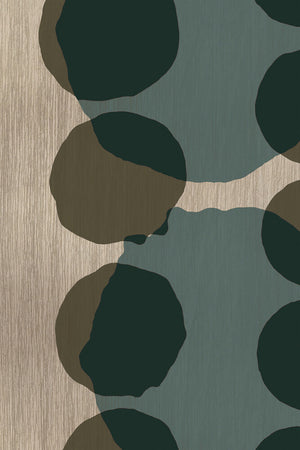 Layered Dots Glass Tray - Slate (Large) - Ethnicraft