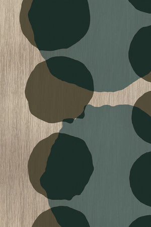 Layered Dots Glass Tray - Slate (Large) - Ethnicraft