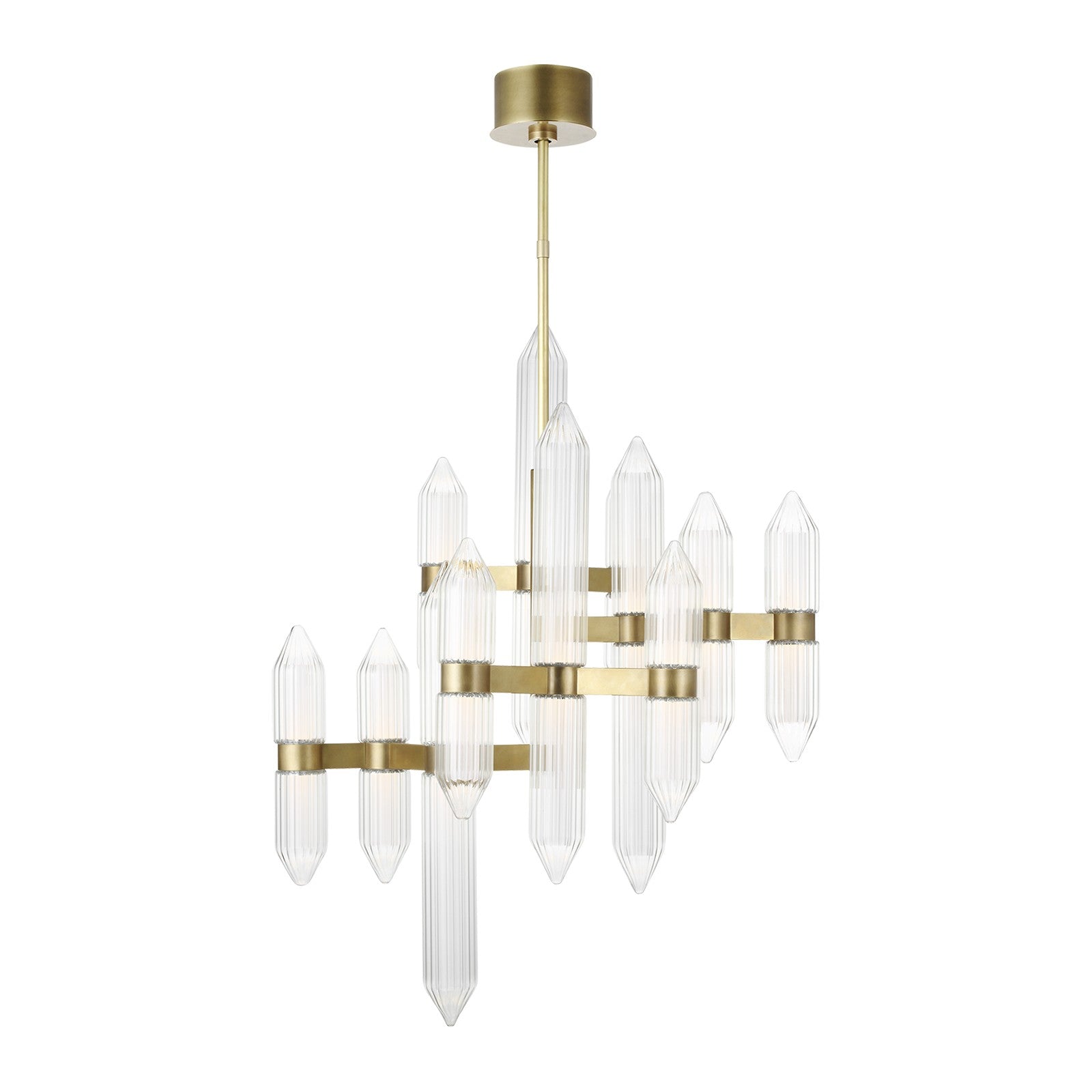 Langston Medium Chandelier - Visual Comfort Modern 1