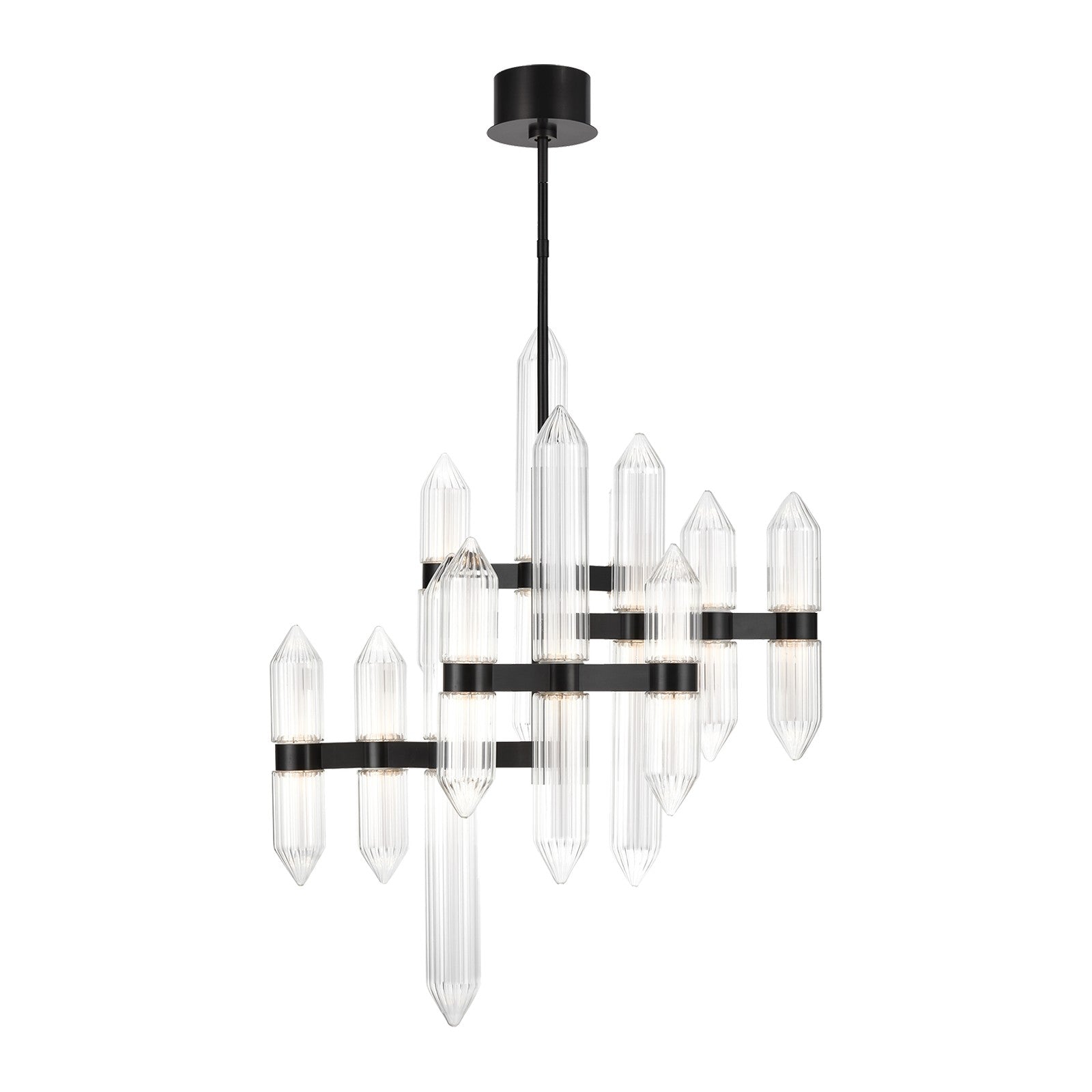 Langston Medium Chandelier - Visual Comfort Modern 12