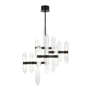 Langston Medium Chandelier - Visual Comfort Modern 12