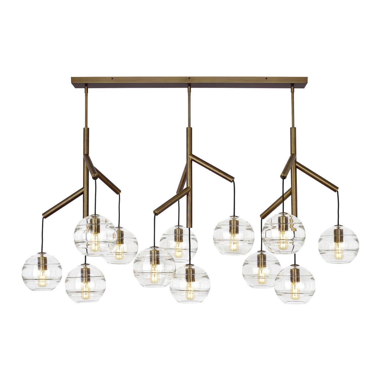 Sedona Triple Chandelier - Visual Comfort Modern 6
