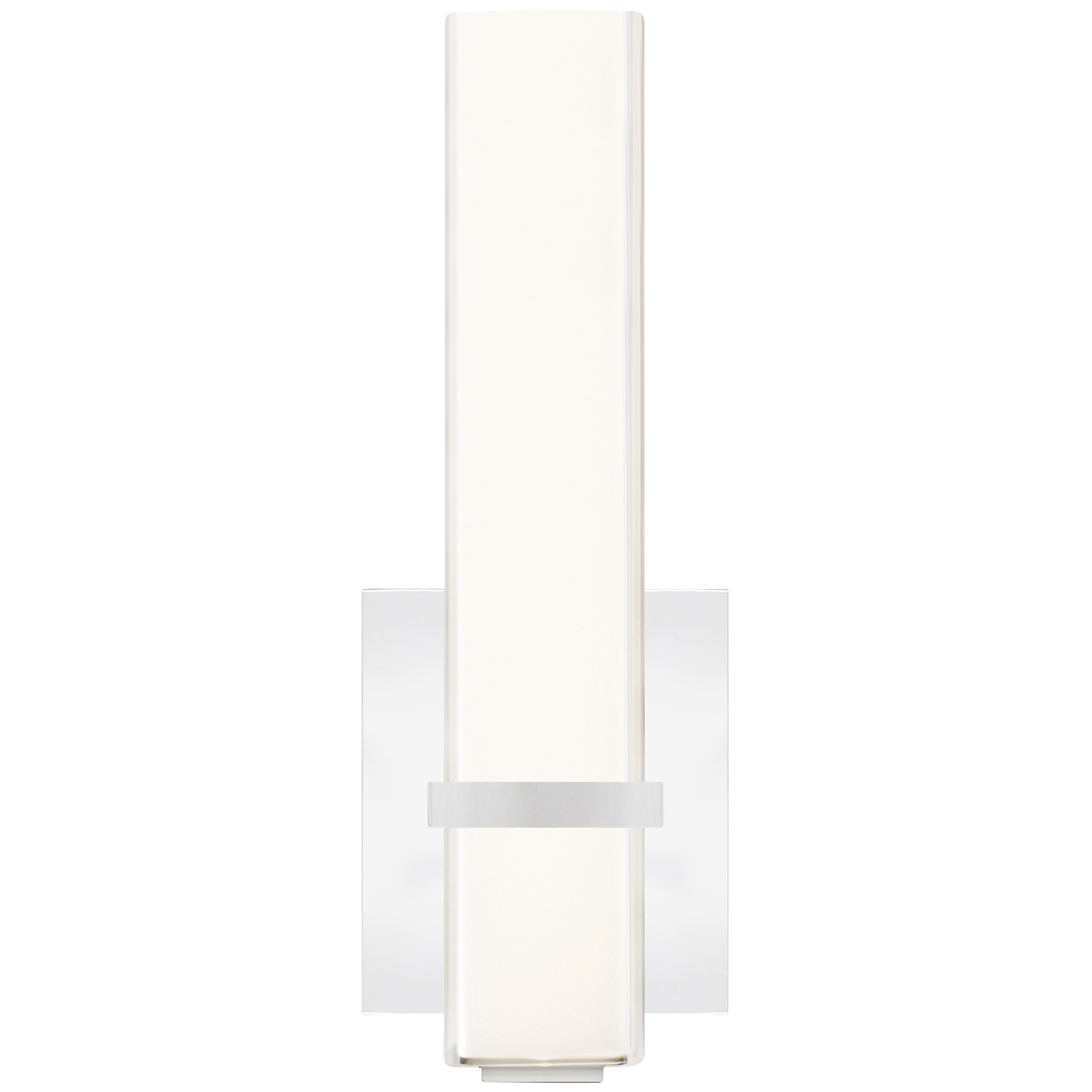 Milan II 13 Bath Acrylic chrome 3000K 90 CRI integrated led 90 CRI 3000k 120v (t24) - Visual Comfort Modern 1