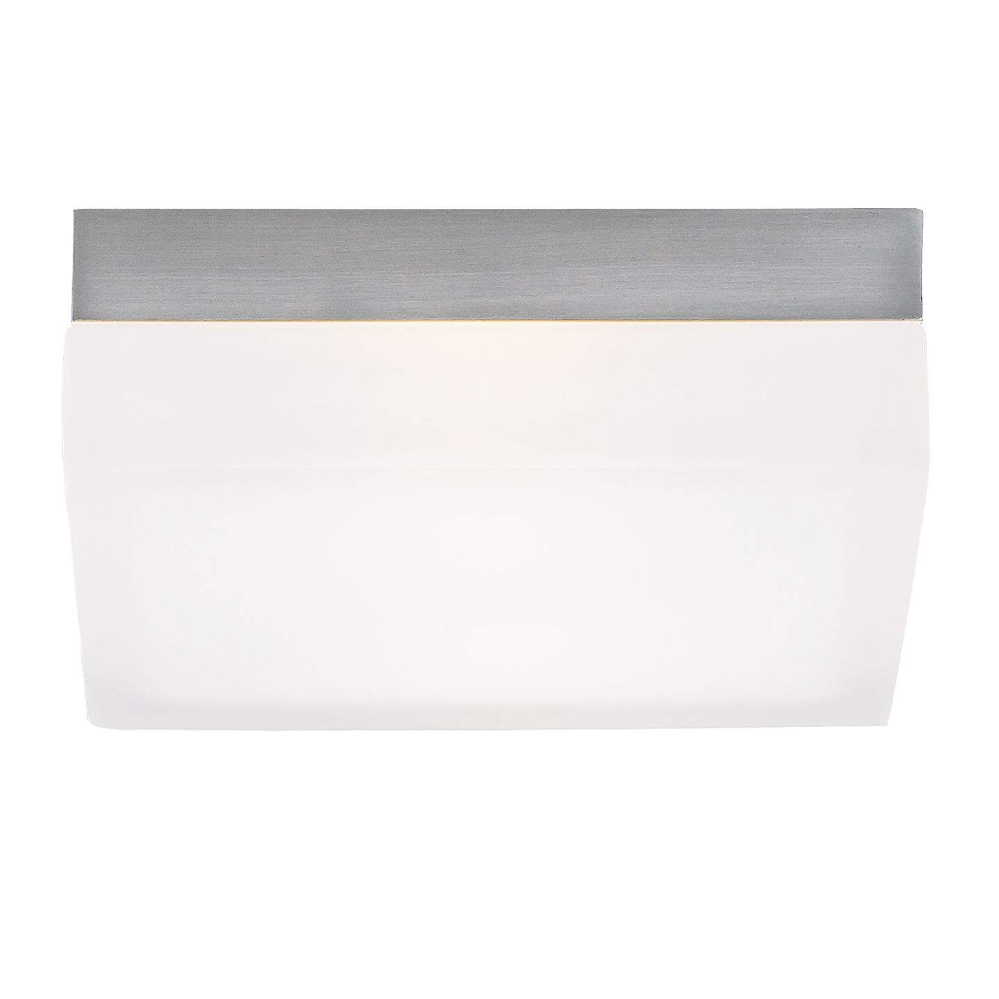 90 Large Flush Mount Large Satin Nickel 3000K 100 CRI incandescent 120v (t20) - Visual Comfort Modern 1