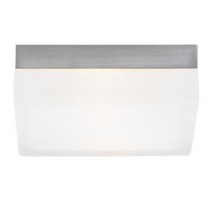 90 Large Flush Mount Large Satin Nickel 3000K 100 CRI incandescent 120v (t20) - Visual Comfort Modern 1