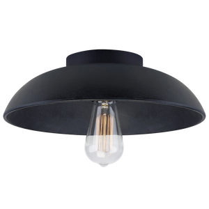 Fett Flush Mount Weathered Zinc no lamp - Visual Comfort Modern 1