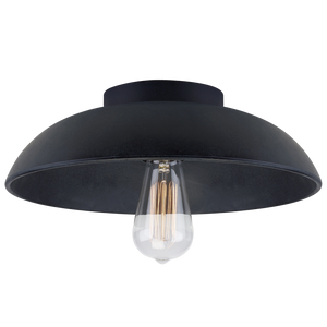 Fett Flush Mount Weathered Zinc no lamp - Visual Comfort Modern 2