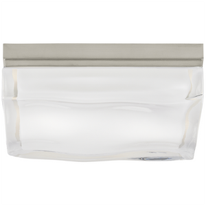 Fluid Square Large Flush Mount Large Satin Nickel 3000K 100 CRI incandescent 120v (t20) - Visual Comfort Modern 2