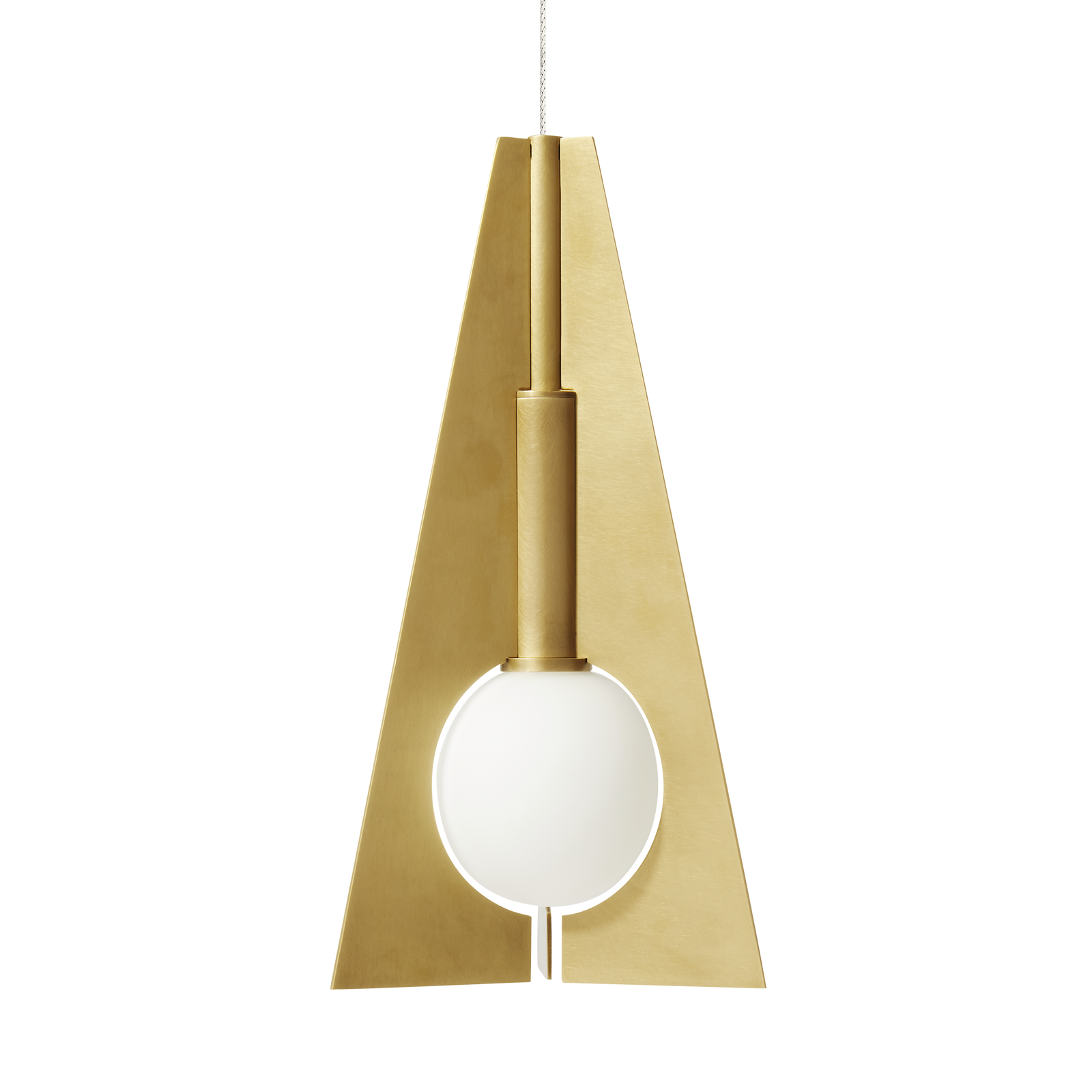 Orbel Pyramid Mini Pendant - Visual Comfort Modern 3
