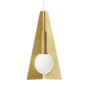 Orbel Pyramid Mini Pendant - Visual Comfort Modern 3
