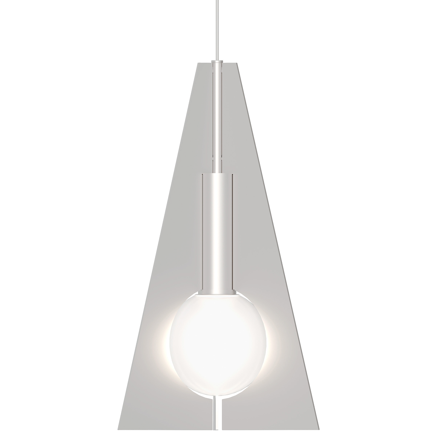 Orbel Pyramid Mini Pendant - Visual Comfort Modern 6