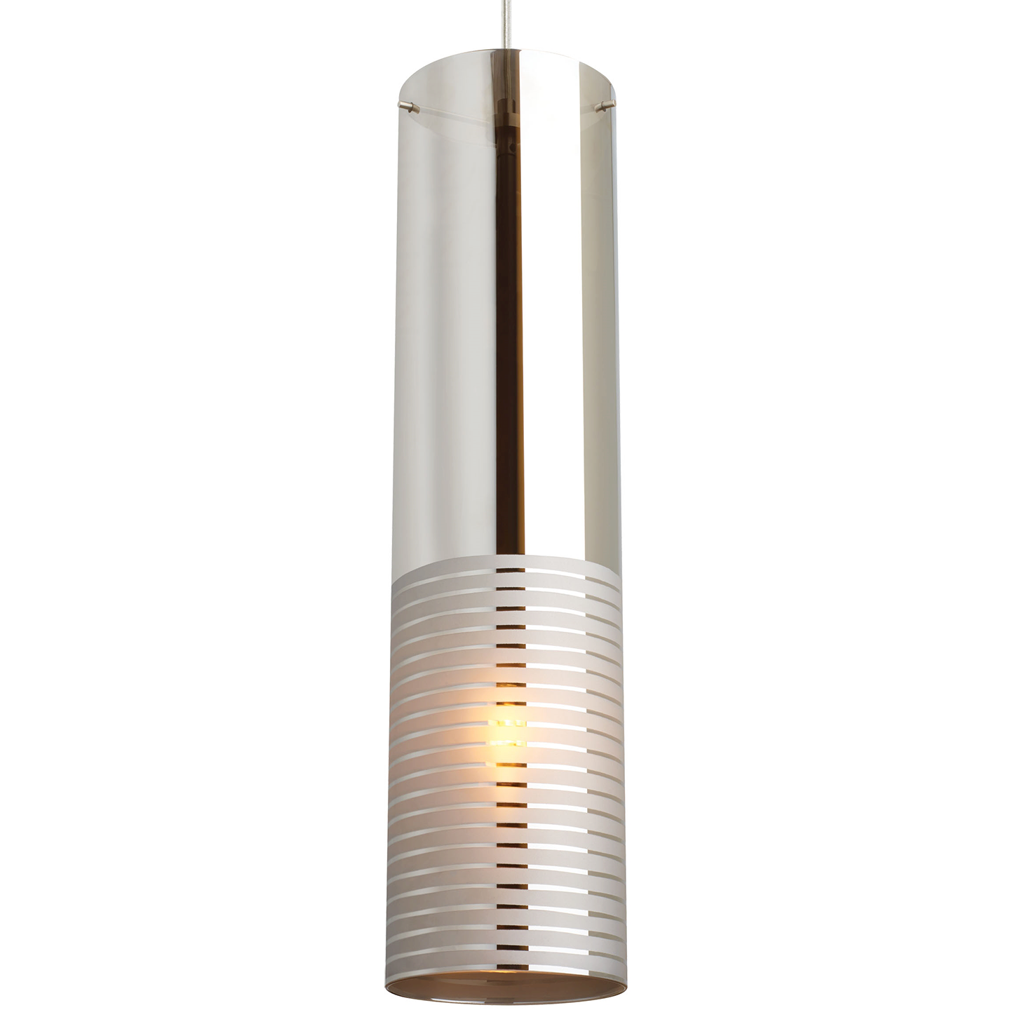 Matan Grande Pendant Metallic Chrome Satin Nickel 2700K 90 CRI t16 LED 90 CRI 2700k 120v (T20/T24) - Visual Comfort Modern 1