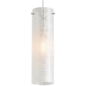 Vetra Pendant Linen Satin Nickel No Lamp - Visual Comfort Modern 2