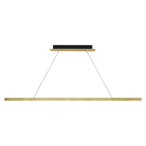 Dessau 48 Linear Suspension nightshade black 2700K/3000K Selectable 90 CRI led 90 cri selectable 2700k-3000k 120v - Visual Comfort Modern 5