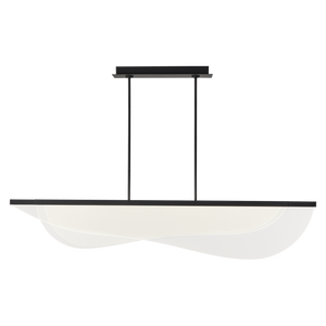 Nyra 60 Linear Suspension nightshade black 3000K 90 CRI - Visual Comfort Modern 2