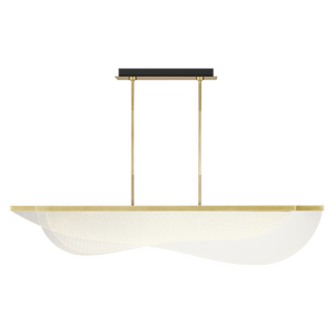 Nyra 60 Linear Suspension nightshade black 3000K 90 CRI - Visual Comfort Modern 4
