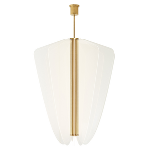 Nyra 28 Chandelier 28" Diameter plated brass 3000K 90 CRI - Visual Comfort Modern 5