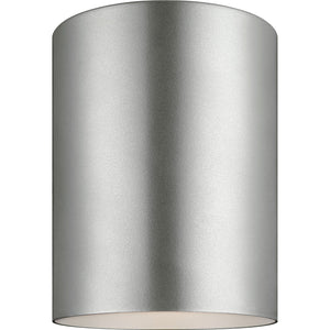Cylinder 5" Flush Mount in Bronze - Visual Comfort Outdoor Lighting