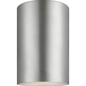 Cylinder 5" Flush Mount in Bronze - Visual Comfort Outdoor Lighting