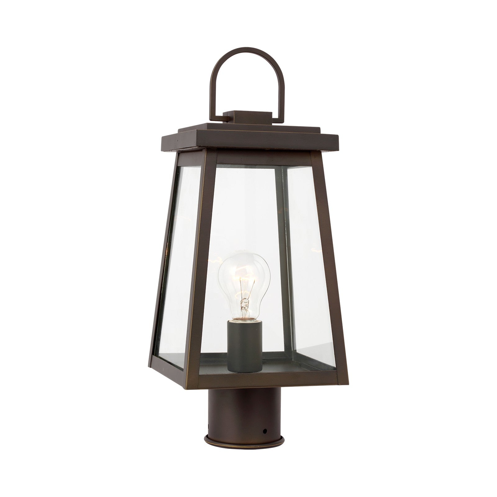 Founders Post Lantern in Black - Visual Comfort Outdoor Lighting