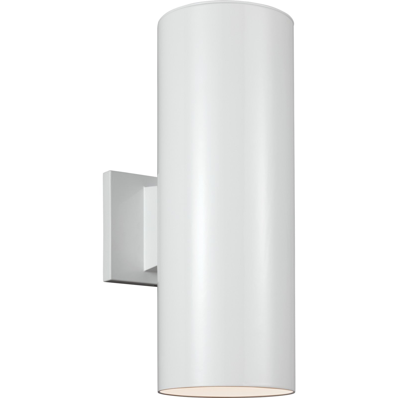 Cylinder 5" Up/Down Wall Lantern in Bronze - Visual Comfort Outdoor Lighting