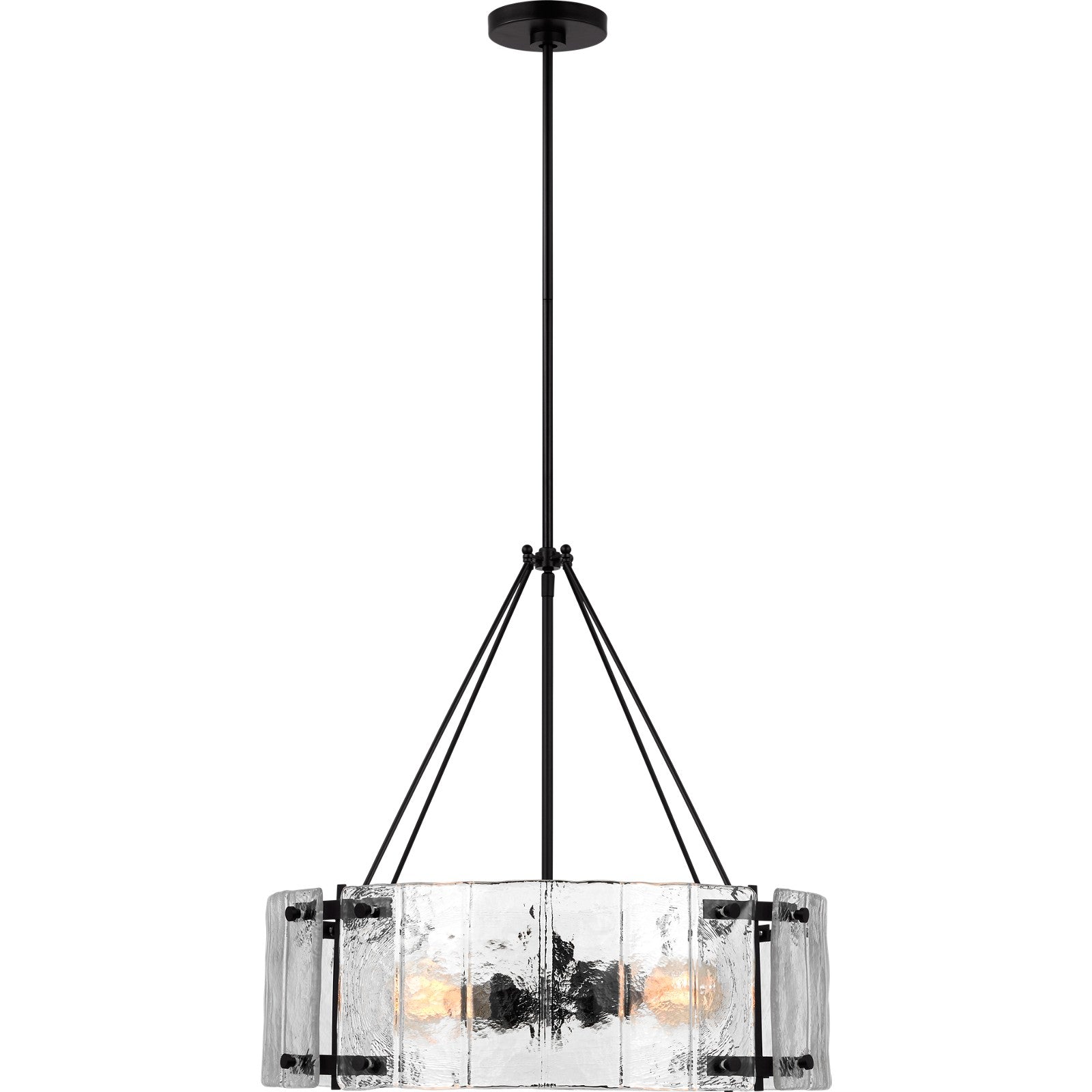 Calvert Medium Chandelier Burnished Brass - Visual Comfort Ceiling Lights