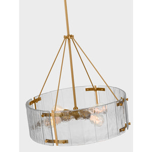 Calvert Medium Chandelier Burnished Brass - Visual Comfort Ceiling Lights