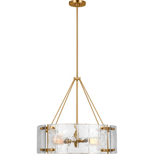 Calvert Medium Chandelier Burnished Brass - Visual Comfort Ceiling Lights