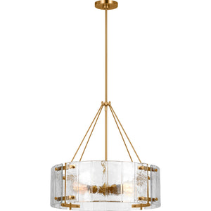 Calvert Medium Chandelier Burnished Brass - Visual Comfort Ceiling Lights