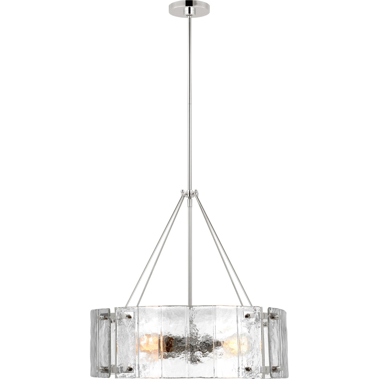 Calvert Medium Chandelier Burnished Brass - Visual Comfort Ceiling Lights