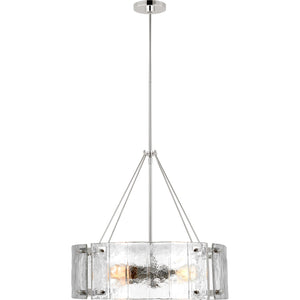 Calvert Medium Chandelier Burnished Brass - Visual Comfort Ceiling Lights