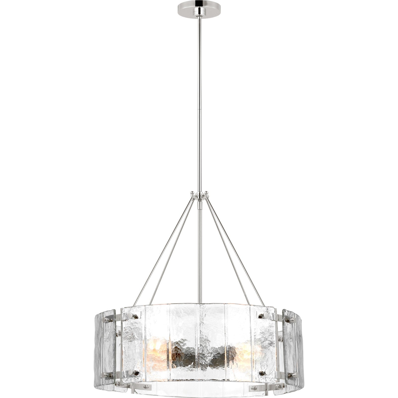 Calvert Medium Chandelier Burnished Brass - Visual Comfort Ceiling Lights