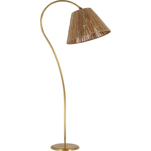 Dume Large Arched Floor Lamp - Visual Comfort Floor Lamps