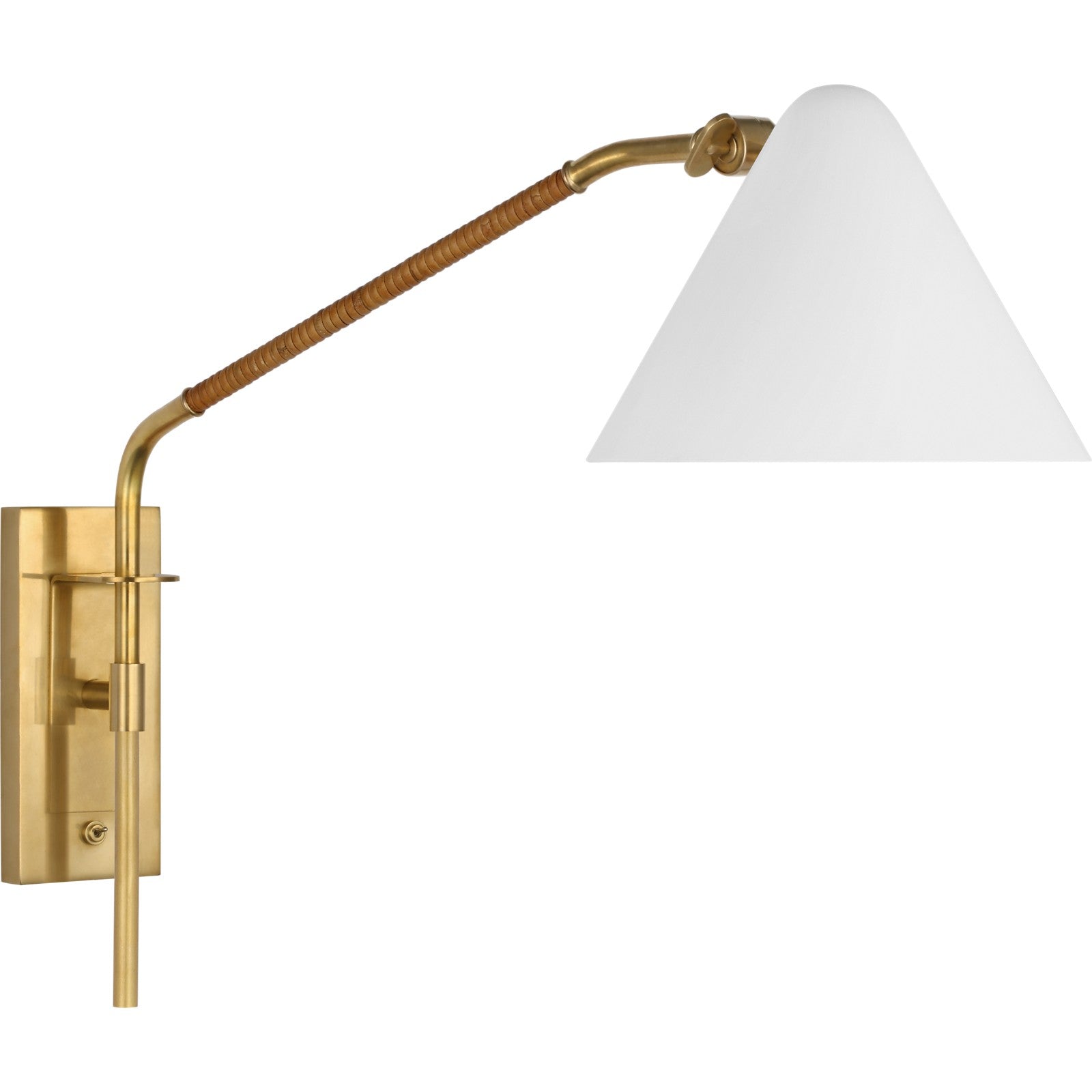 Laken Medium Articulating Wall Light - Visual Comfort Wall Lights