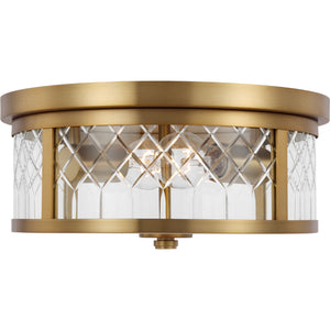 Alec Flush Mount Burnished Brass - Visual Comfort Ceiling Lights