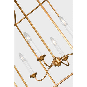 Bantry House Large Lantern in Antique Gild - Visual Comfort Ceiling Lights