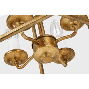 Bantry House Small Lantern in Antique Gild - Visual Comfort Ceiling Lights