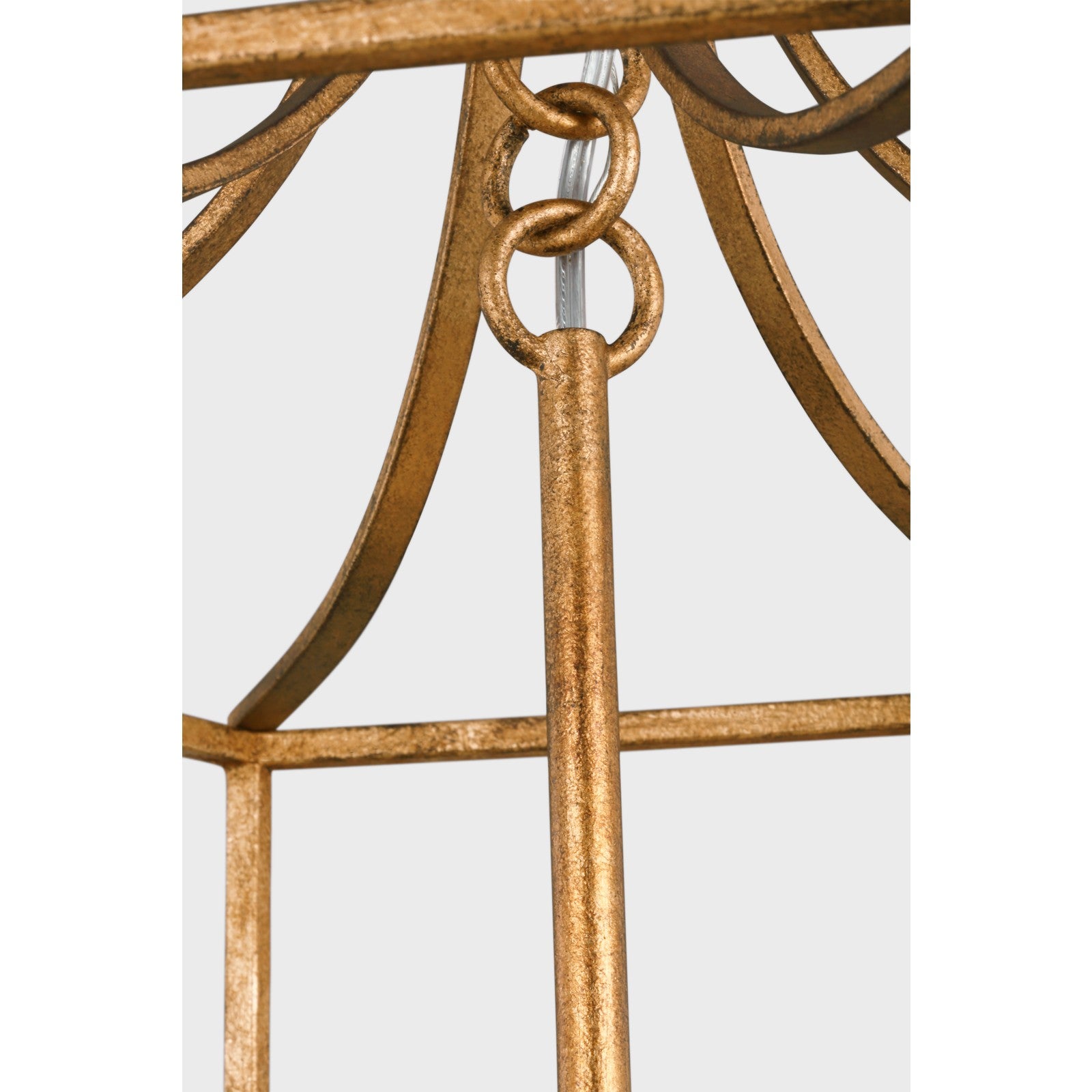 Bantry House Medium Lantern in Antique Gild - Visual Comfort Ceiling Lights