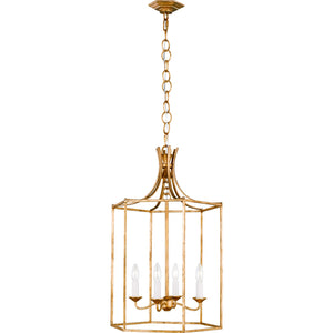 Bantry House Medium Lantern in Antique Gild - Visual Comfort Ceiling Lights