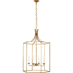 Bantry House Large Lantern in Antique Gild - Visual Comfort Ceiling Lights