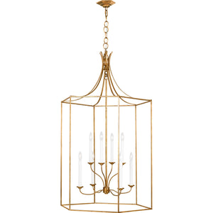 Bantry House Extra Large Lantern in Antique Gild - Visual Comfort Ceiling Lights