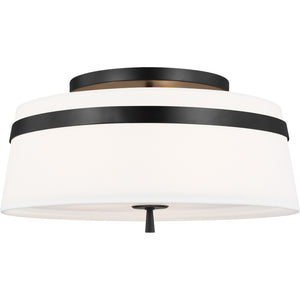 Cordtlandt Large Semi-Flush Mount Aged Iron - Visual Comfort Ceiling Lights
