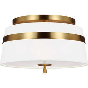 Cordtlandt Small Semi-Flush Mount Aged Iron - Visual Comfort Ceiling Lights