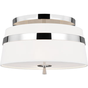 Cordtlandt Small Semi-Flush Mount Aged Iron - Visual Comfort Ceiling Lights